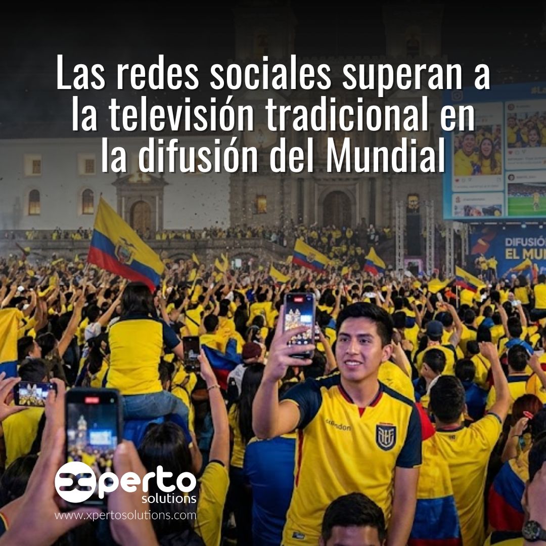 Las redes sociales superan a la televisión tradicional en la difusión del Mundial