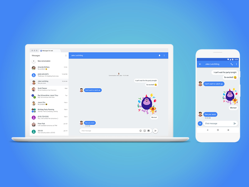 Chat la nueva apuesta de Google para Mensajería Móvil