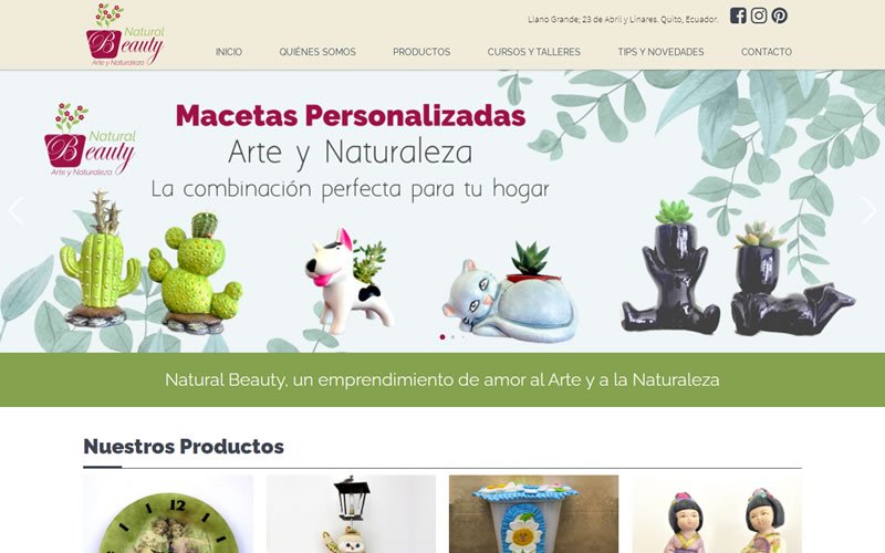 Catálogo Ecommerce de Productos para Natura Beauty