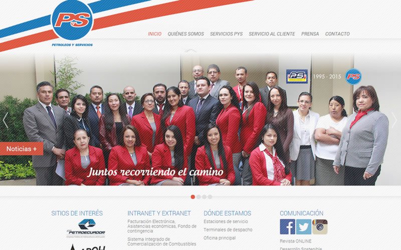 Petróleos y Servicios Web