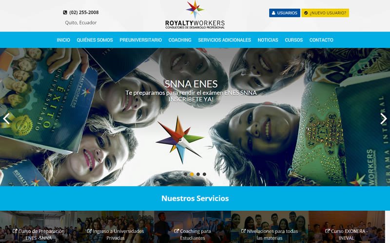 RoyaltyWorkers Pre Universitarios Web