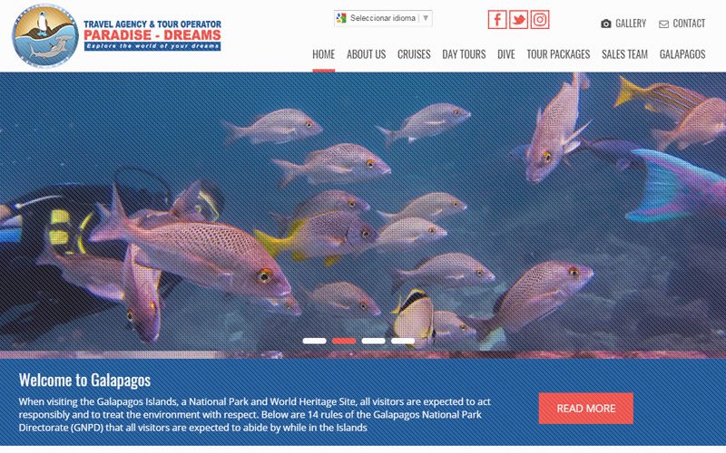 Galapagos Paradise Dreams Web