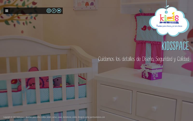 Sitio web KIDSSPACE muebles