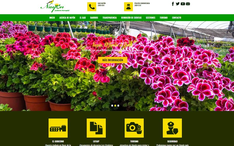 Portal Web GAD Parroquial de Nayón