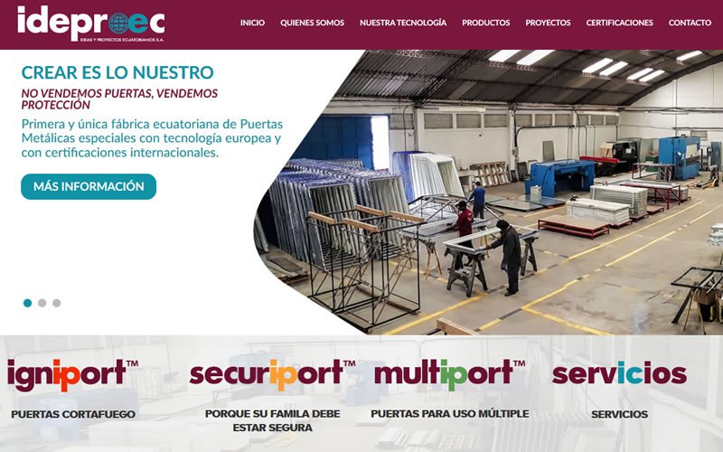 Catálogo Web Ideproec S.A.