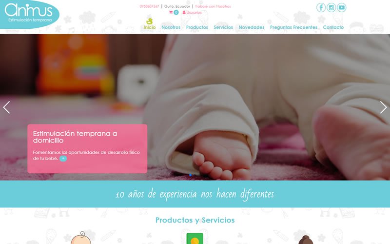 Catálogo Web Animus Estimulación Temprana